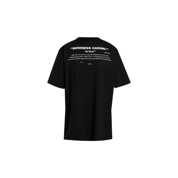 Bernini Oversize Cotton Printing Short Sleeve Loose Fit Black