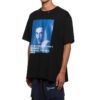 Bernini Oversize Cotton Printing Short Sleeve Loose Fit Black
