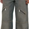 Big Pockets Denim Pants