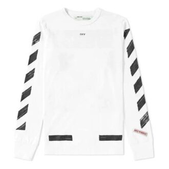 Black Arrow Long Sleeves White