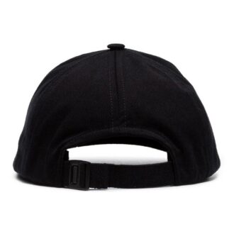 Black/Blue Flame Skull Applique Hat Men’ s Black
