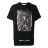 Black Printing Pattern Short Sleeve “Black White”