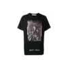 Black Printing Pattern Short Sleeve “Black White”