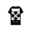 Black Printing Pattern Short Sleeve “Black White”