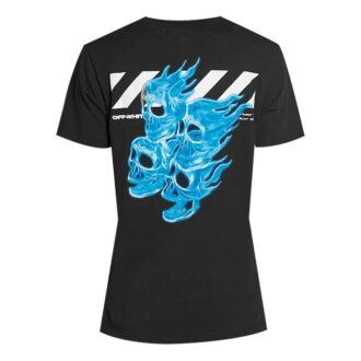 Black Small logo Back Skeleton Stripe Printing Ordinary Version