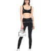 Black Stamp Seamless Bra