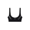 Black Stamp Seamless Bra
