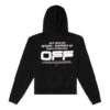 Black Wavy Logo Slogan Printing Loose Fit