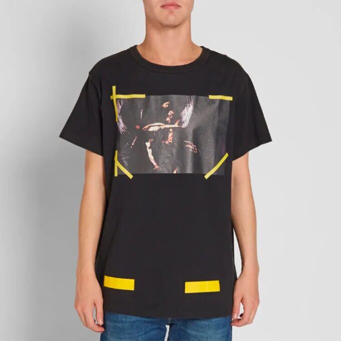 Black White 7 Short Sleeve Black