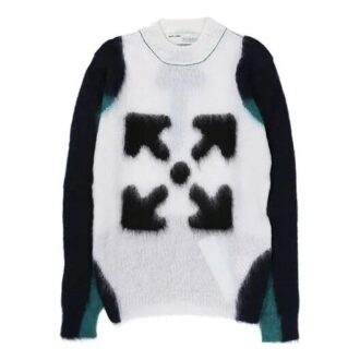 Black/White Arrow Sweater Men’ s White