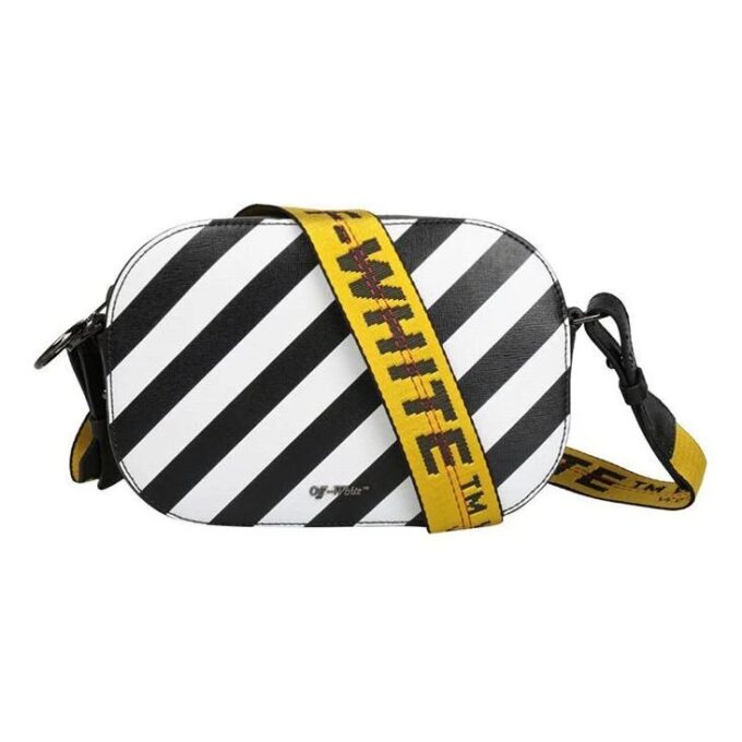 Black White Shoulder Bag Black White