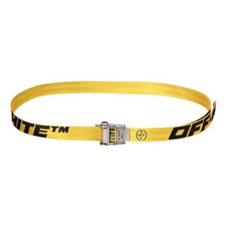 BlackLetters Logo Mini Short Belt Yellow