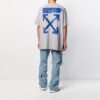 Blue Arrows Oversized Short-Sleeved