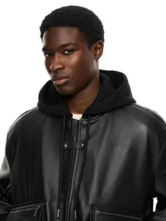 Book Fleece Hoodie Bomber