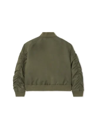 Bookish Diagonal Bomber Jacket