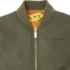 Bookish Diagonal Bomber Jacket