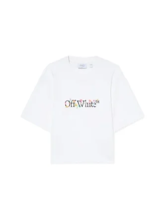 Bookish Glowing Flower Crop T-shirt