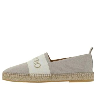 Bookish Linen Espadrillas “Light Beige White”