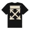 Bronzing arrow printing Unisex Black