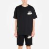 Bronzing arrow printing Unisex Black