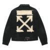 Bronzing Rubber Strap Arrow Classic Denim Logo Jacket