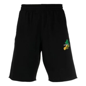 Brush Arrow Bermuda Shorts “Black”