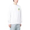Brush Arrow Slim Crew Neck Sweatshirt “White”