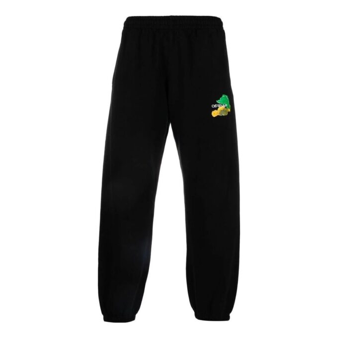 Brush Arrow Track Pants “Black”