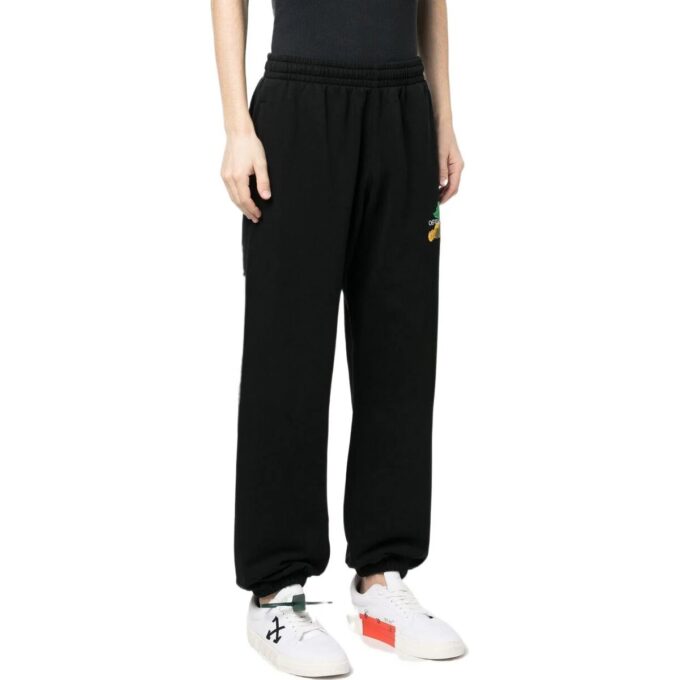 Brush Arrow Track Pants “Black”
