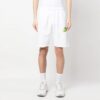 Brush Arrows Raw-Cut Shorts “White”