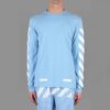 C/O 13 Alphabet Stripe Long Sleeves Unisex Blue o 13T