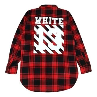 C/O VIRGIL 14SS Shirt Unisex BlackRed