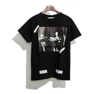 C O VIRGIL ABLO OW Painting Short Sleeve Black