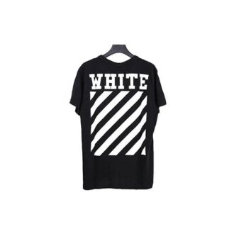 C O VIRGIL ABLO OW Painting Short Sleeve Black Pink