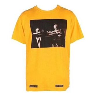 C O VIRGIL ABLO OW Painting Short Sleeve Yellow