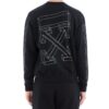 C O Virgil Abloh 3D Diag Lines Sweater “Black White”