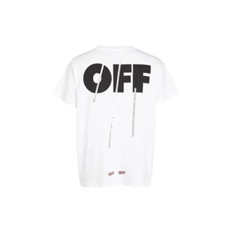 C O VIRGIL ABLOH FW CUT Alphabet Short Sleeve White