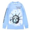 C O Virgil Abloh Liberty Crew Neck Sweater