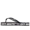 c/o virgil abloh men’ s black and white industrial flip flops