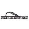 c/o virgil abloh men’ s black and white industrial flip flops