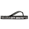 c/o virgil abloh men’ s black and white industrial flip flops