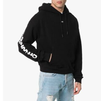 C/O Virgil Abloh Men’ s Black Diag Skulls Over