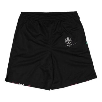 C/O Virgil Abloh Men’ s Black Diag Stencil Mesh Shorts