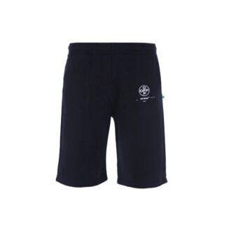 C/O Virgil Abloh Men’ s Black Diag Stencil Sweatshorts