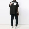 C/O Virgil Abloh Men’ s Black Hand Card Over Tee