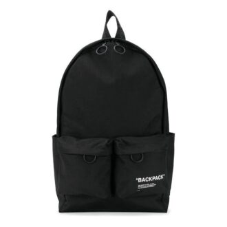 c/o Virgil Abloh Men’ s Black Quote Backpack Black