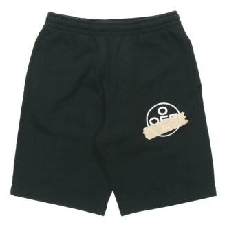 C/O Virgil Abloh Men’ s Black Tape Arrows Sweatshorts