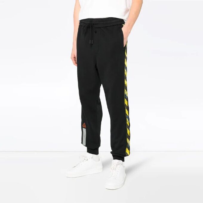 C/O Virgil Abloh Men’ s Black Tape Sweat Pants Black