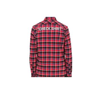 c/o Virgil Abloh Men’ s Multicolor Check Shirt Multicolor
