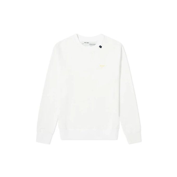 C/O Virgil Abloh Men’ s White Acrylic Arrows Sweatshirt